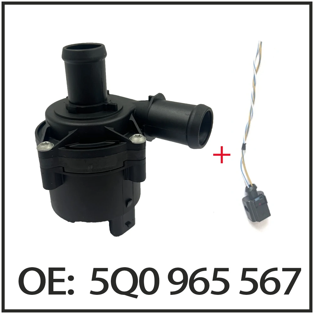 5Q0 965 567 Electrical Additional Coolant Auxiliary Water Pump For Audi A3 A4 A5 A6 Q3 Q5 TT Golf 7 VW  Touran Tiguan 5Q0965567