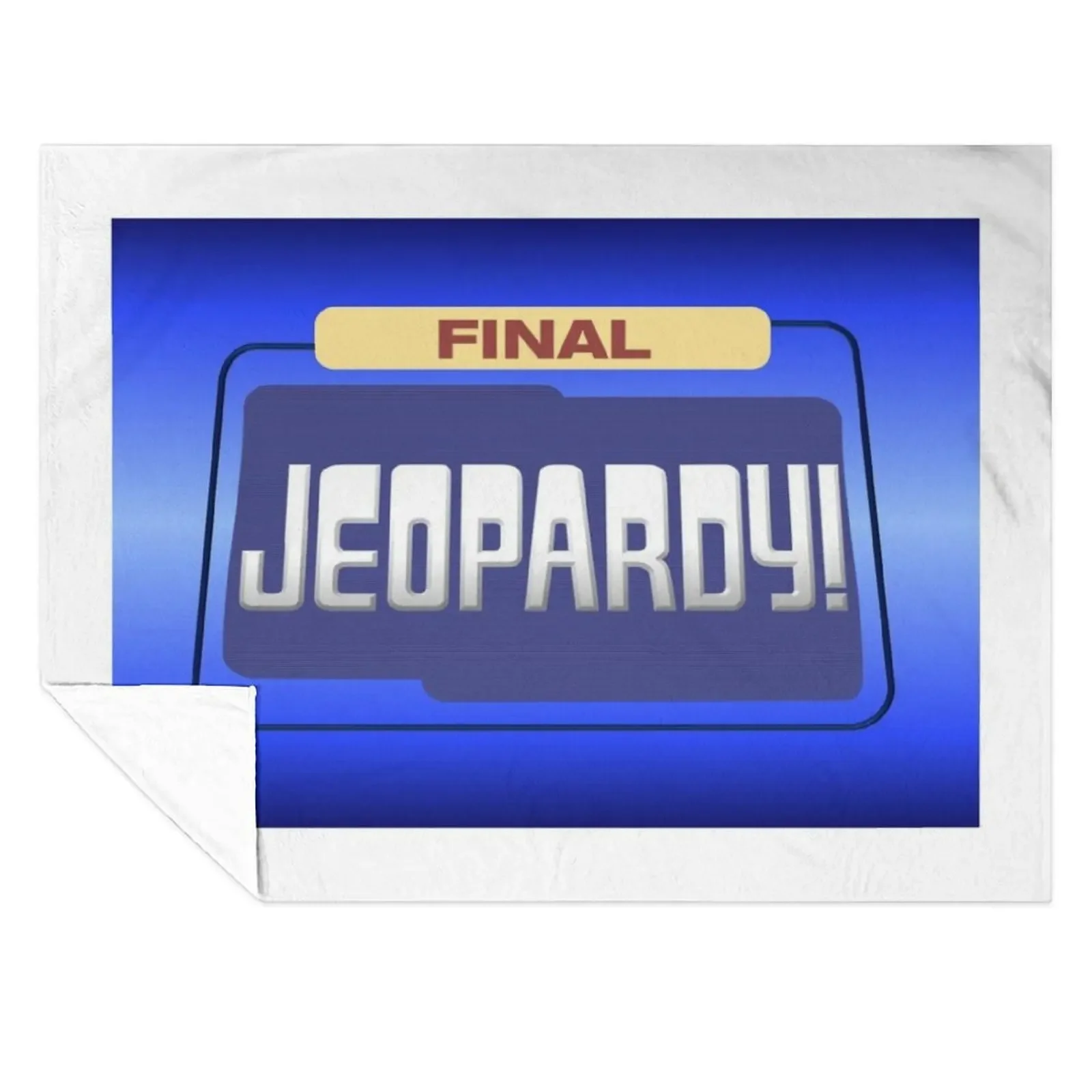 

Final Jeopardy Throw Blanket bed plaid Flannel Fabric Furrys warm winter Blankets