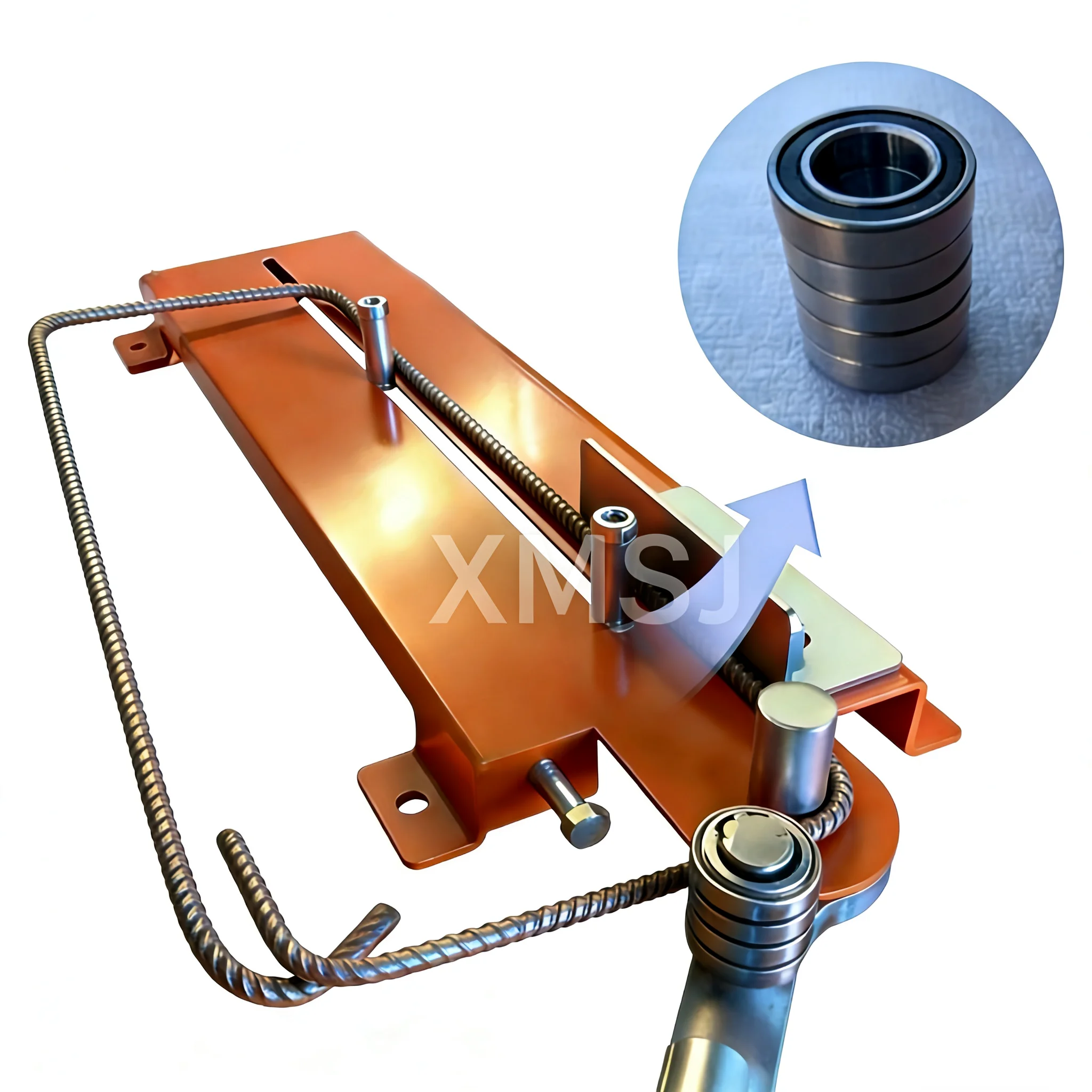 Positionable Manual Rebar Bender | Manual Steel Bar Bending Machine for Rebar, Flat Iron & Stainless Steel