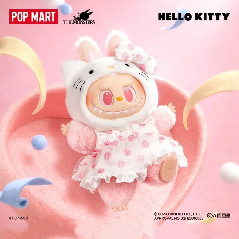 POP MART Labubu The Monsters Sanrio Characters Series Vinyl Plush Blind Box - Mystery Anime Figure Doll for Desktop Ornaments view 3