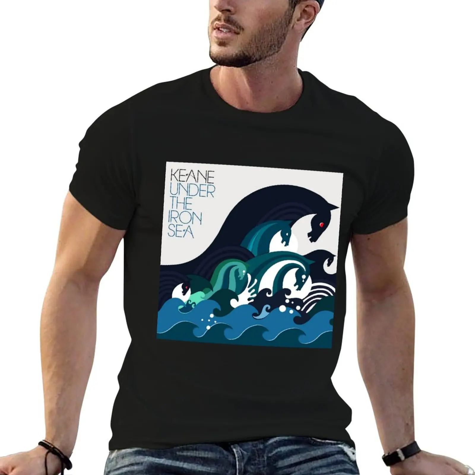 

Keane under the iron sea T-Shirt cotton t shirts man 100% man t shirt cotton high quality cotton tshirt 100% T-Shirt