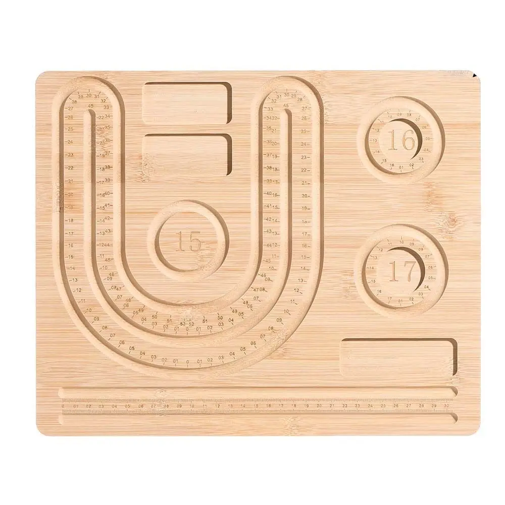 

Multiple Types Jewelry Making Tray With Scale Thickened Jewelry Design Board Eco-Friendly Display Bracelet Beading Boards
