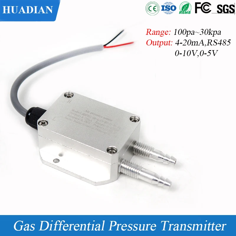 

Air Wind Pressure Transmitter RS 485 Gas Digital Display Diffential Pressure Transmitter