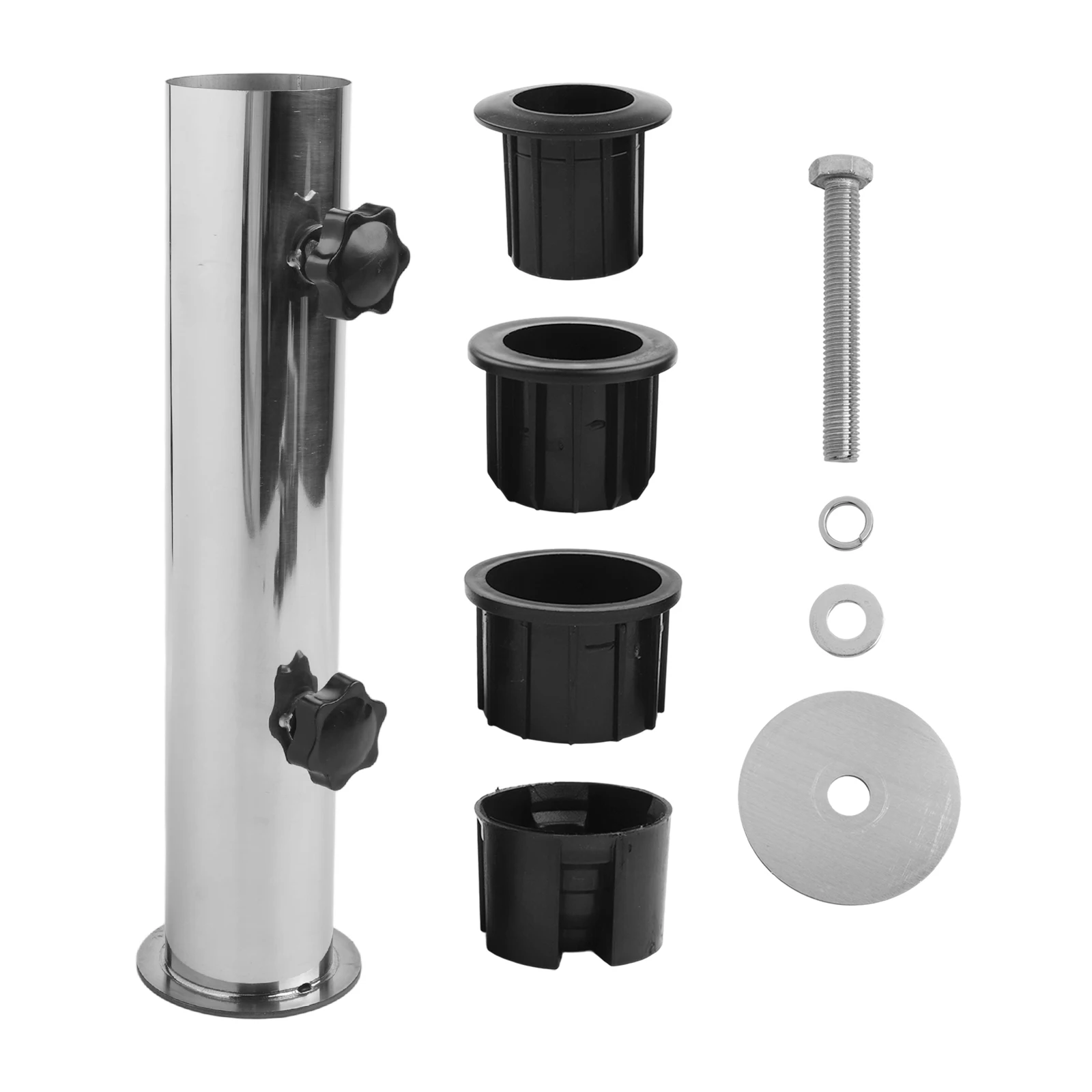 DIY Projects Granite Umbrella Stand Adjustable Size Umbrella Stand Kit 30cm Customizable PVC Sleeves Heavy Duty Construction