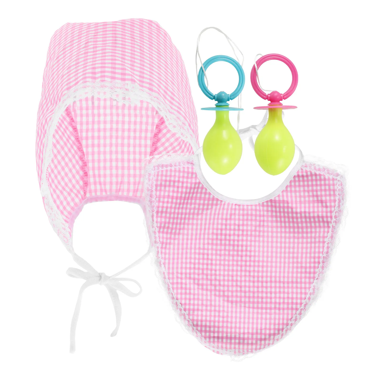 

Набор из 1 предмета: Гигантская пустышка, нагрудник, шляпа, костюм в аниме-стиле, реквизит для косплея для взрослых, необычный аксессуар для Хэллоуина, фестивалей и вечеринок