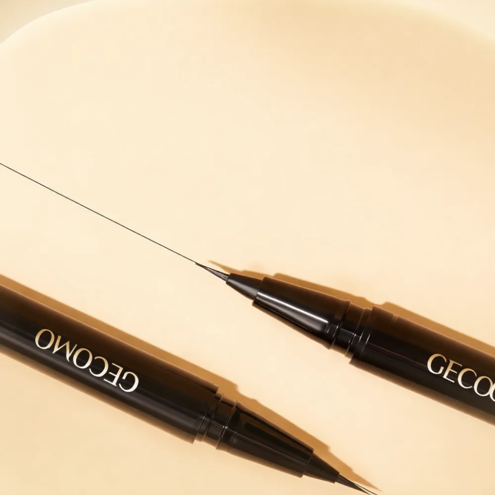 GECOMO Ultra Fine Eyeliner Liquid Pen Waterproof Anti Smudge Eye Makeup Applicator Long Wearing Smooth Precise Liner Tool