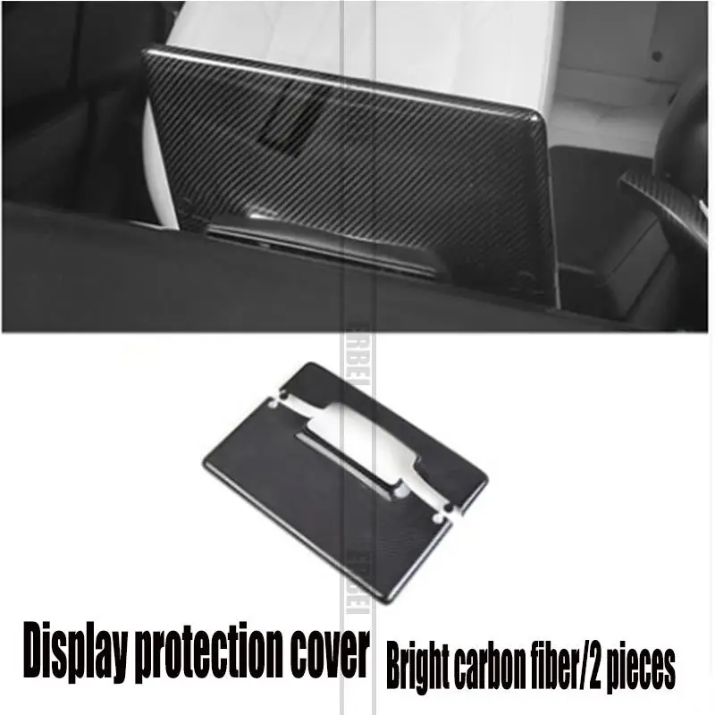 For 2020 2021 Tesla MODEL Y true carbon fiber central control screen decorative frame model 3 display case