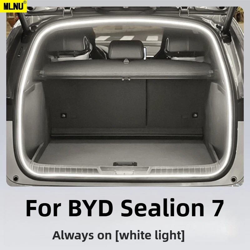 

Car Trunk Ambient Light For BYD Sealion 7 Accessories 2026/2025,Luxury Texture&Low Voltage Safety No Wiring Needed 2022-2024