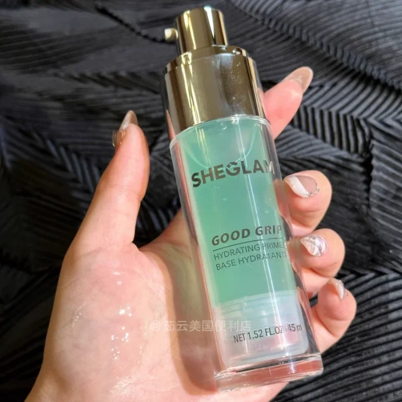 SHEGLAM GOOD GRIP Hydrating Primer 45ml Glue Pre-Makeup Gel Oil Control Long-lasting Invisible Pores Moisture Makeup Cosmetics
