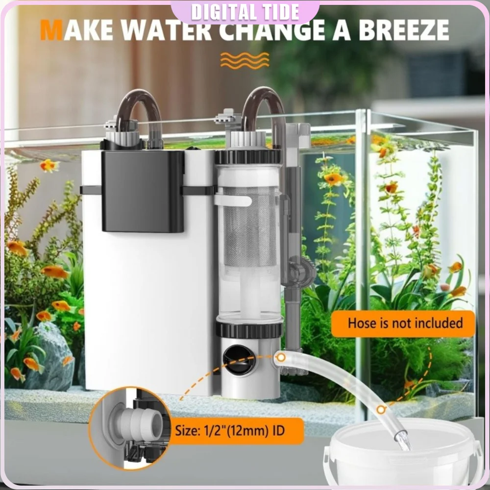 

Filter filtration circulation three-in-one circulating water wall hanging(7W 35-60cm) Aquarium filter