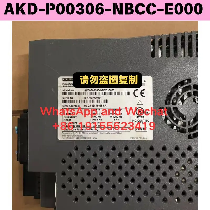 Used OEM disassembled parts AKD-P00306-NBCC-E000 Driver Functional test OK Quick delivery