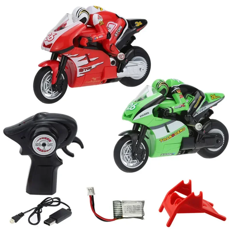 RC Motorcycle Electric Remote Control Racing Car High Speed Rechargeable Off-Road Motorbike Boys For 2.4Ghz Car Stunt Electronic