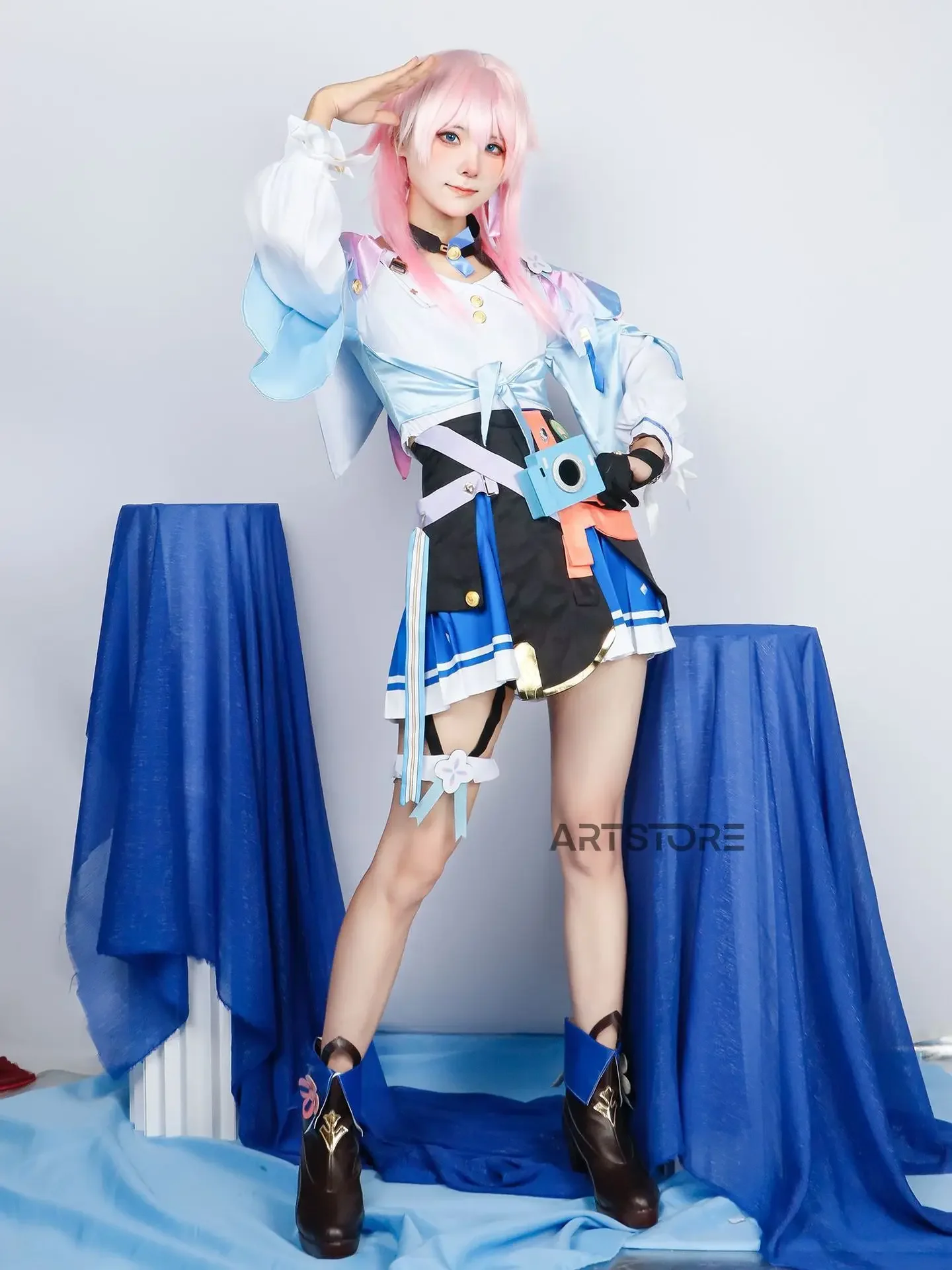 March 7th Cosplay Honkai: Star Rail Costume Halloween Party Cosplay Game Cos Carnival Halloween Party Outfit Women Dress Uniform