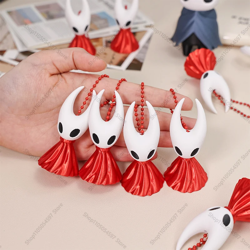 

3D Printed Hollow Knight Anime Game Figure Hornet Pendant Cute Hornet Keychains for backpack Accessories Fans Gifts
