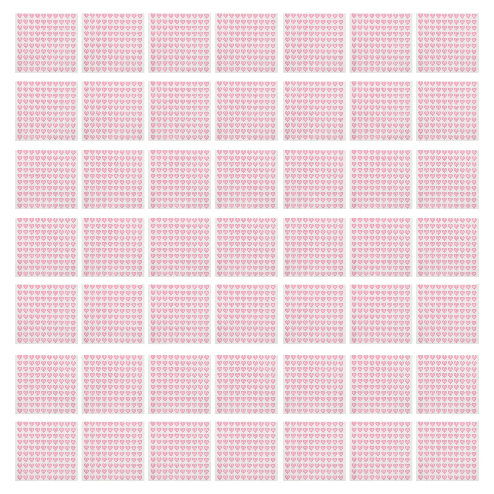 50Pcs Self Adhesive Number Stickers Small Bright Color Coding Labels for Nail Polish Bottles Manicure Tools Organizing Sorting
