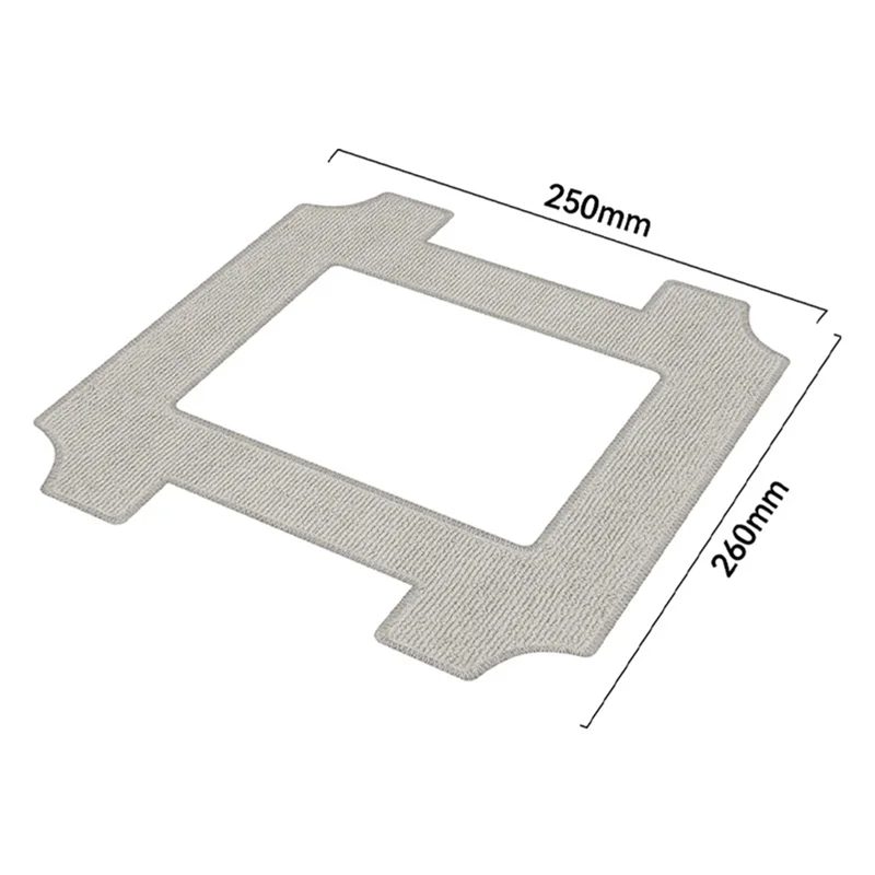 AB43-12PCS Kain Pel Dapat Dicuci Kain Pembersih untuk Ecovacs W2S/W2S PRO Aksesori Pengganti Robot Penyedot Debu Jendela