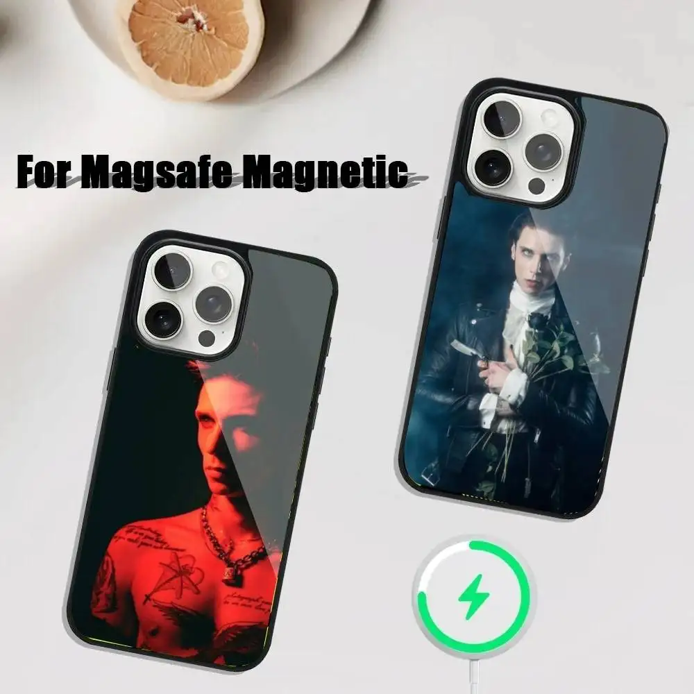 

A-Andy B-Biersacks Rapper Phone Case For iPhone 16,15,14,13,12,11,Plus,Pro,Max Mini Magsafe Magnetic Wireless Charging