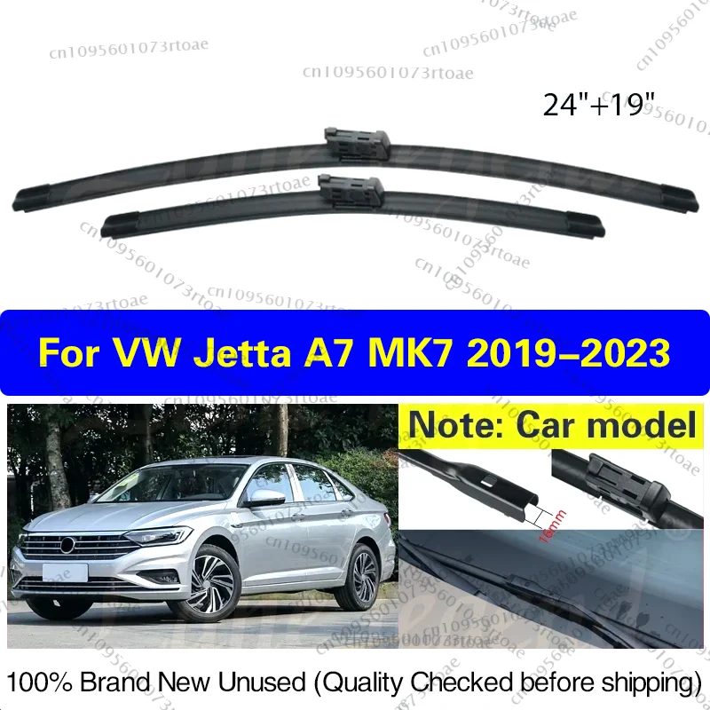 

For Volkswagen VW Jetta A7 MK7 2019 2020 2021 2022 2023 Front Wiper Blade Window Windscreen Windshield Wipers Car Accessories