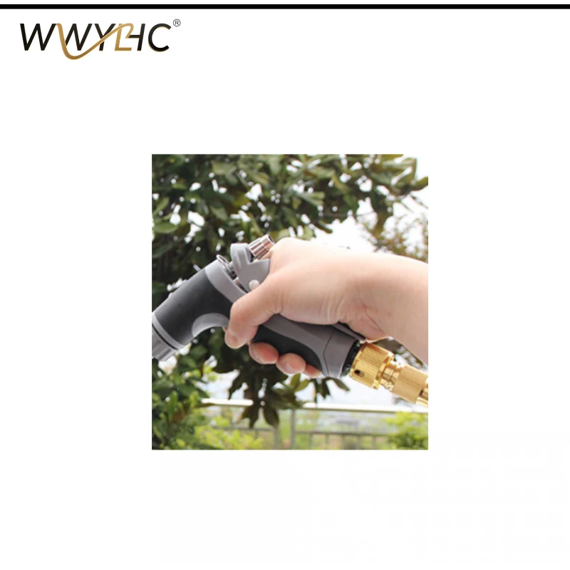 Suitable for Alloy Long Pole High-pressure Dual-purpose Watering Car Wash, Large Capacity Rubber Handle Household Cleaning Tool
