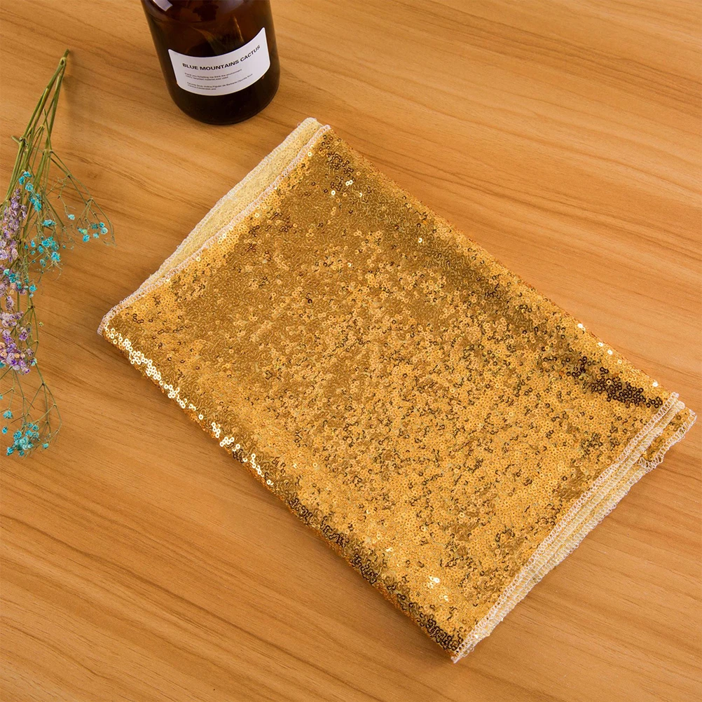 

Sequin Table Runner Stylish Pretty Dining Room Decor Household Runners Iridescent Fashion Party Cloth Chic