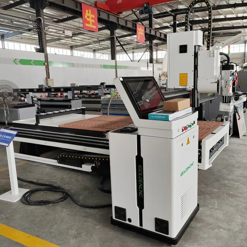 Efficient 1325 Four-Axis CNC Lathe with Spindle Rotation 180 Degrees CNC Milling Machine for Furniture Woodworking