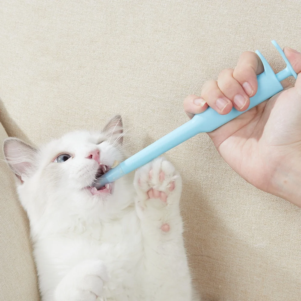 Кормушка для домашних животных, ручной дозатор шприцев, универсальный дизайн, набор для кормления таблеток для кошек и собак, шутер