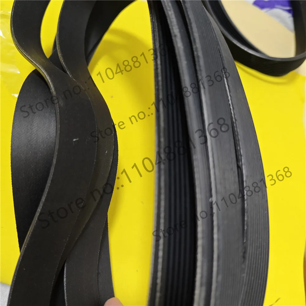 2Pcs Motor Belt Rubber Belt EPJ 470 6 Ribs Conveyor Belt Ro…