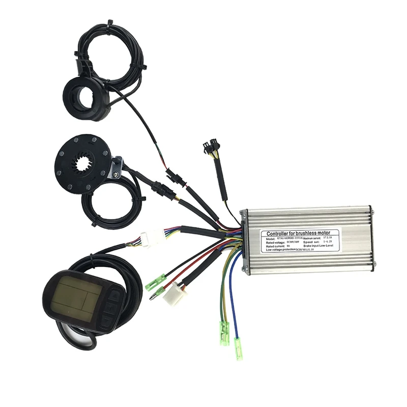 

36V 48V 350W 17A Electric Bicycle Sine Wave Controller With KT LCD5 Display Thumb Throttle And Sensor E-Bike Accessories