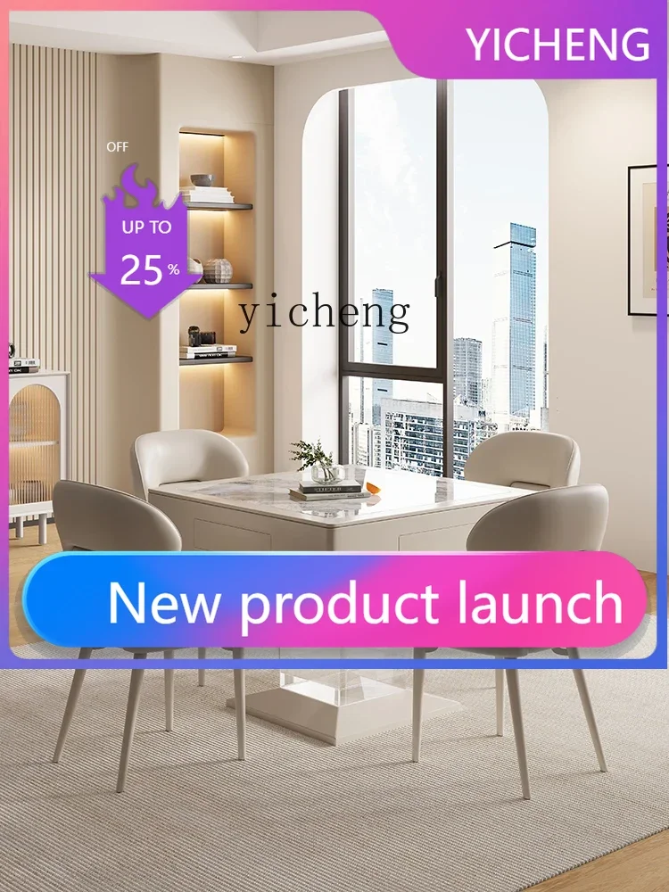 

LYY AB Acrylic Suspension Plastic Products (Flower Pots) Dining Table Integrated Household Mute Mahjong Machine