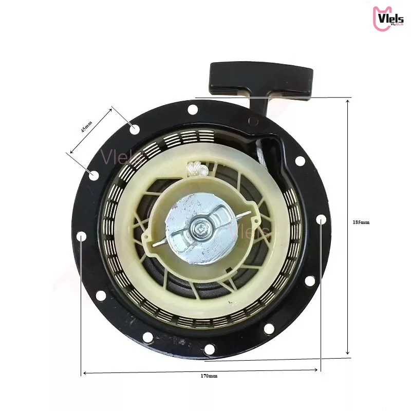 Steel Ratchet Recoil Starter For Subaru Robin MZ175 EF2600 166F Gas Generator Hand Pull Garden Power Repair Parts