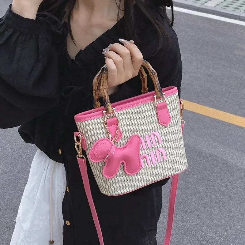 

Vintage Minimalist Diaper Bag Women's Elegant Crossbody Handbag Luxury Designer Tote Leather Solid Color Commuter Bag