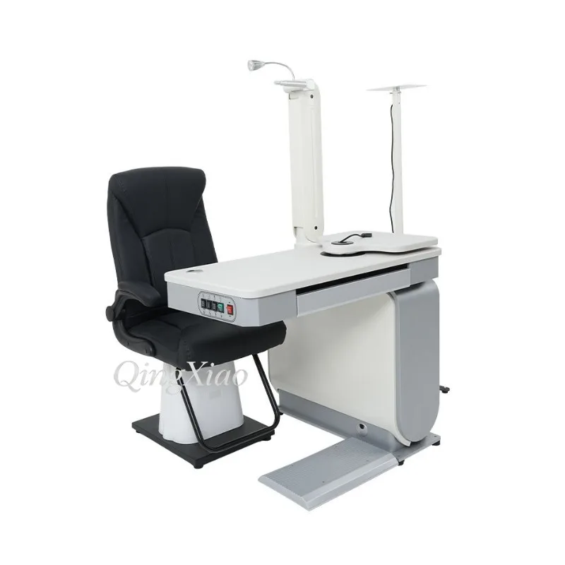 WB-700-2 Refraction Unit Optometry Chair Stand Integrated Refractor System Electric Rotating Lift Table
