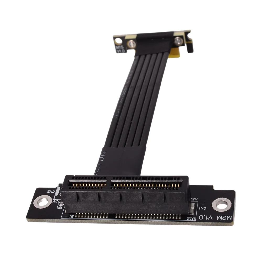 ADT-LINK GEN3 PCIe 3.0 1X to 4X Riser Adapter for Graphic Card PCI Express SSD LAN USB Card PCIE X1 To X4 Extension Cable