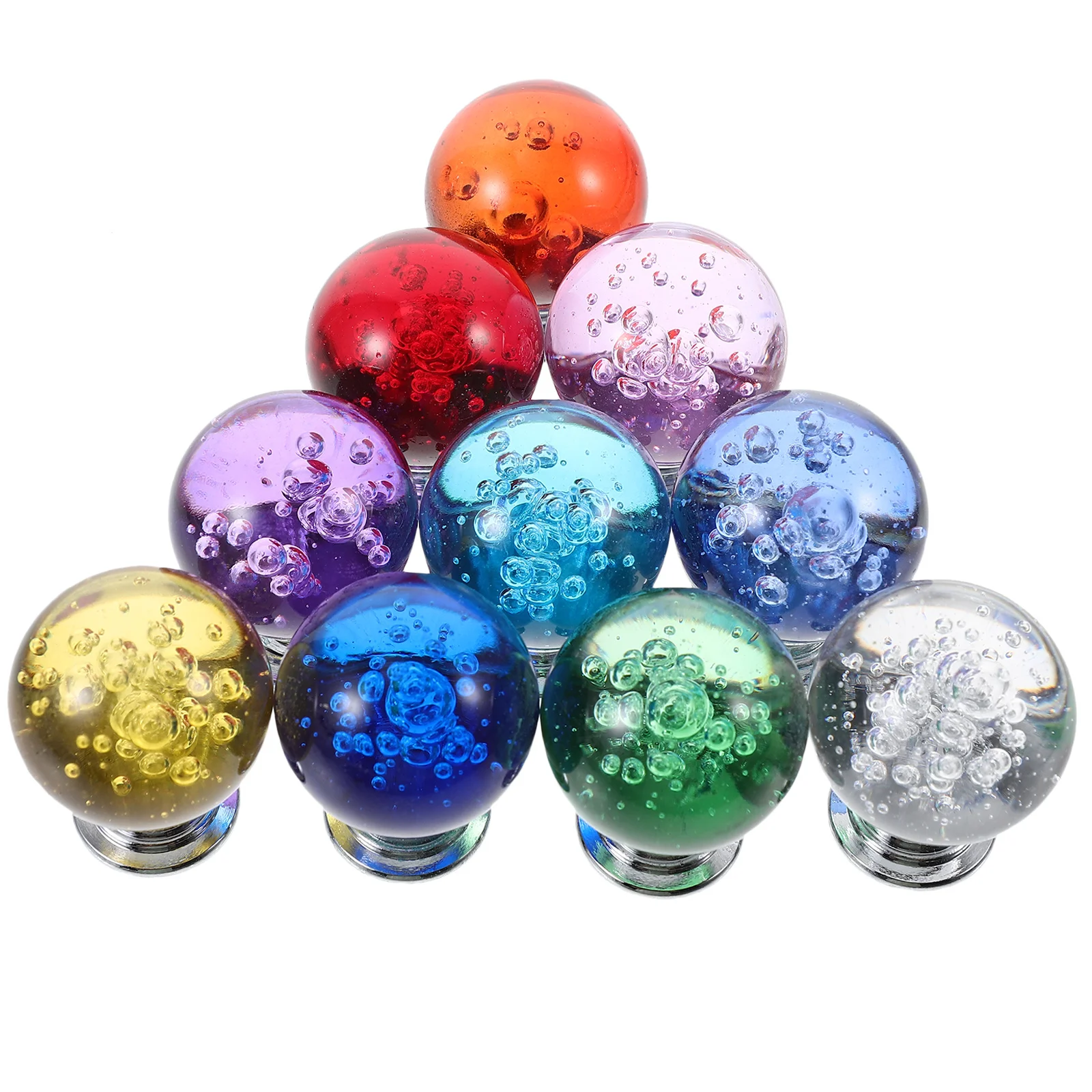 

10Pcs Crystal Drawer Knobs Metal Cabinet Pulls Home Office Furniture Decor Drawer Pulls Furniture Knob Decor Dresser Knob