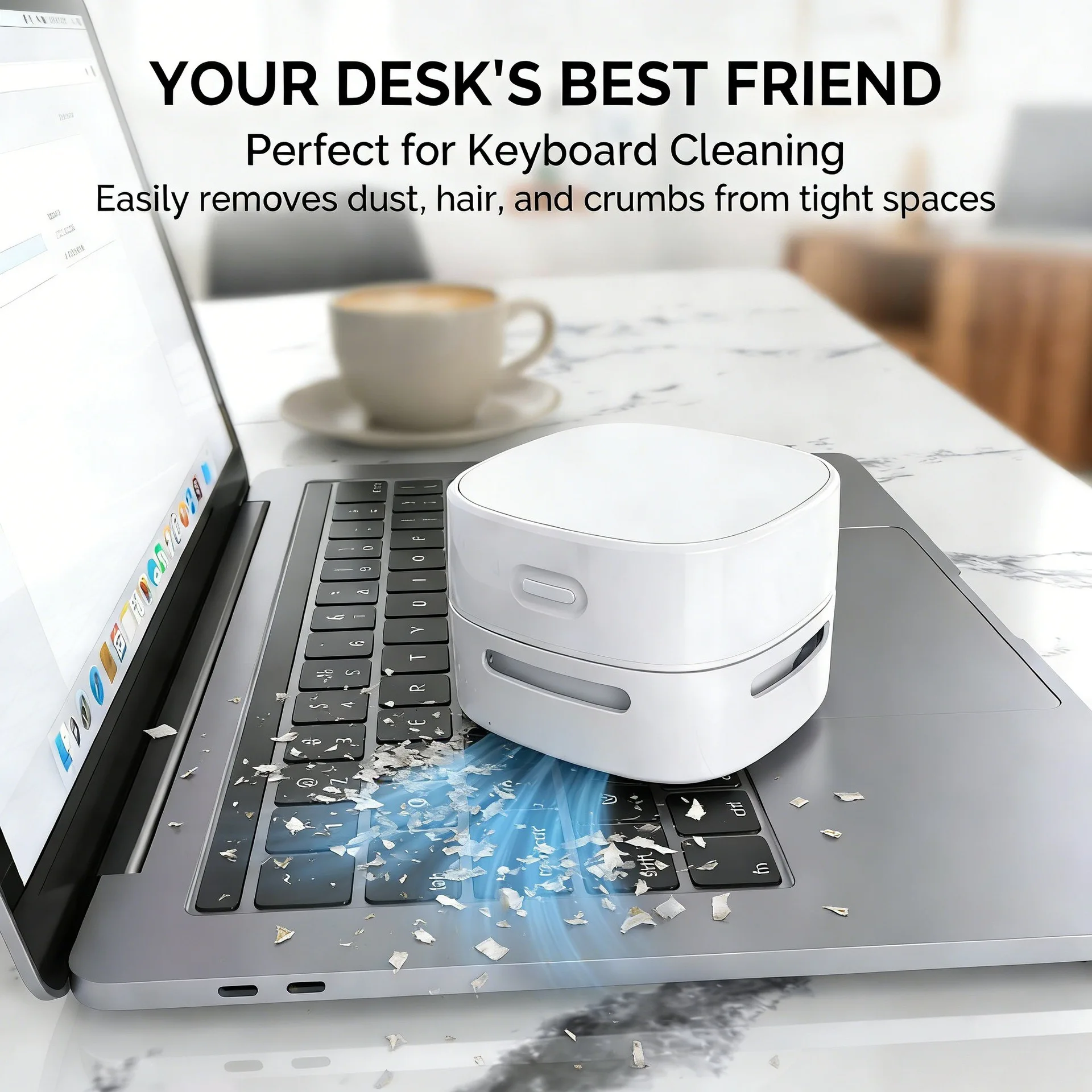 Portable Handheld Clearning Robot Mini Desktop Vaccum Cleaner Office Desk Dust Clearning Home Table Sweeper with Wireless Charge
