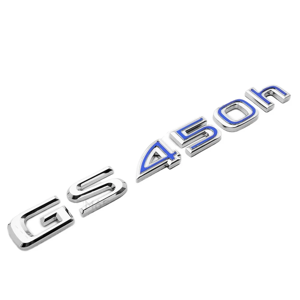 

Lexus Rear Trunk OEM Chrome GS 450h Letter Logo Badge Emblem Replace F-Sport