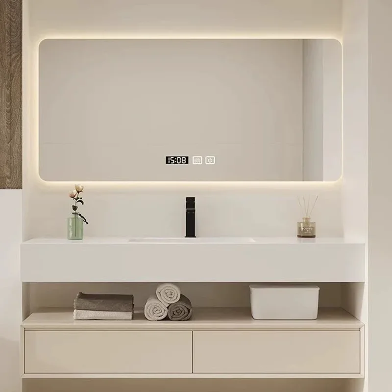 Couple Gadgets Bathroom Cabinet Nordic Shower Small Items Luxury Show Sink Cupboard Ergonomic Mobiletto Meuble De Rangement