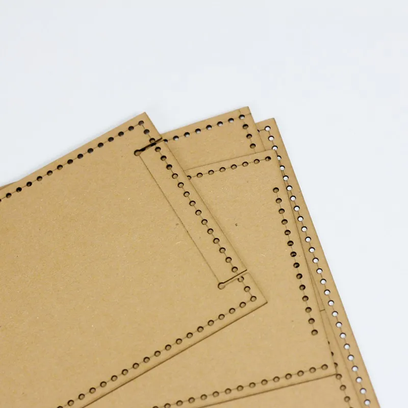 YOMDID Shoulder Bags Man Leather Craft Template DIY Bag Making Leather Stencils Paper Molds Practical Handcraft Leather Tools