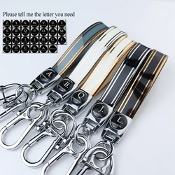 DIY Letter Name/Surname Car Key Chain Silver Tpu Keychian Golden Edge Keyring Key Ring