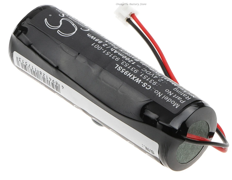 Cameron Sino 1200mAh Battery 93151, 93151-001, 93153 for Wella Pro 9550, Sterling Eclipse 8725