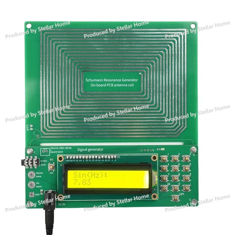 0.01Hz~ 100000Hz Frequency Modulated Schumann Wave Generator Pure Sine Frequency Modulated Signal Generator Various Waveforms