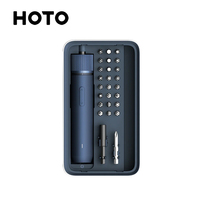 HOTO 3.6V Electric Screwdriver Kit - 3 Torque Levels 25 Alloy Steel Bits Magnetic Case Home DIY Repair Tool Set EU