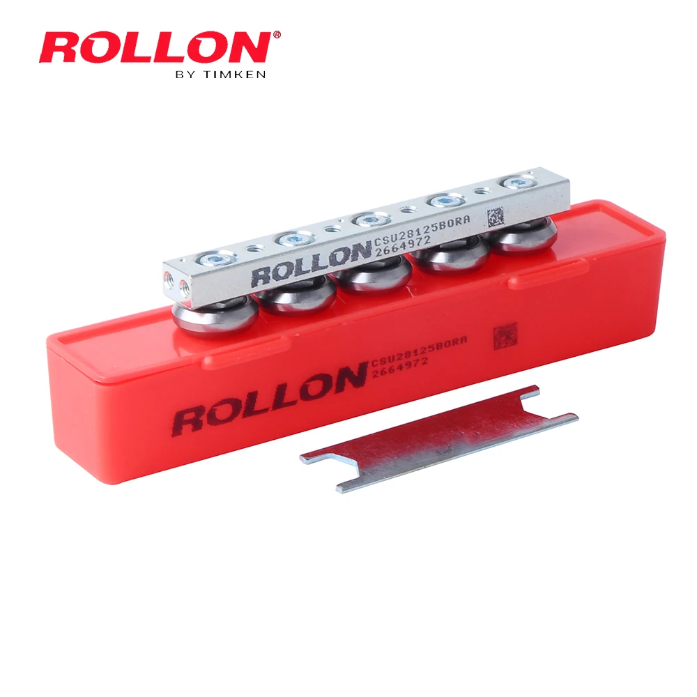 Trilho compacto Rollon original da Itália CSU28125B0RA CSU28-125 28 séries sliders CSW28-80 CSW28-100 CSW28-125 CSW28-150 guias lineares