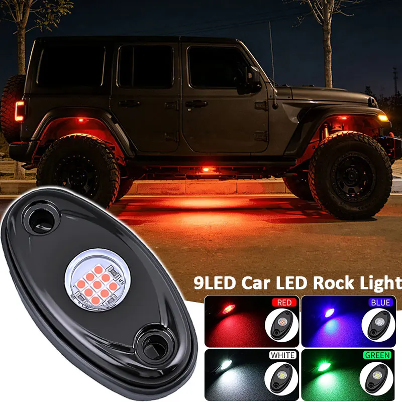 

1pc LED Rock Light Auto Chassis Decorative Light Atmosphere Light Car Underbody Ambient Light For Dune Buggy Off Road SUV