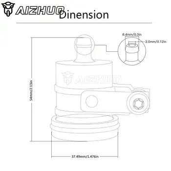 BMW K1300S K1300 1300S K 1300 S 범용 오토바이 액세서리용 브레이크액 저장소 클러치 실린더 탱크 오일액 컵 8 best sales BMW K1300S - №2