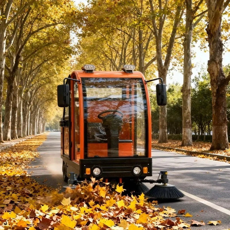 All Purpose Lithium Ride On Sweeper Integrated Washing Sweeping Dust Control Campus Main Road Equipment