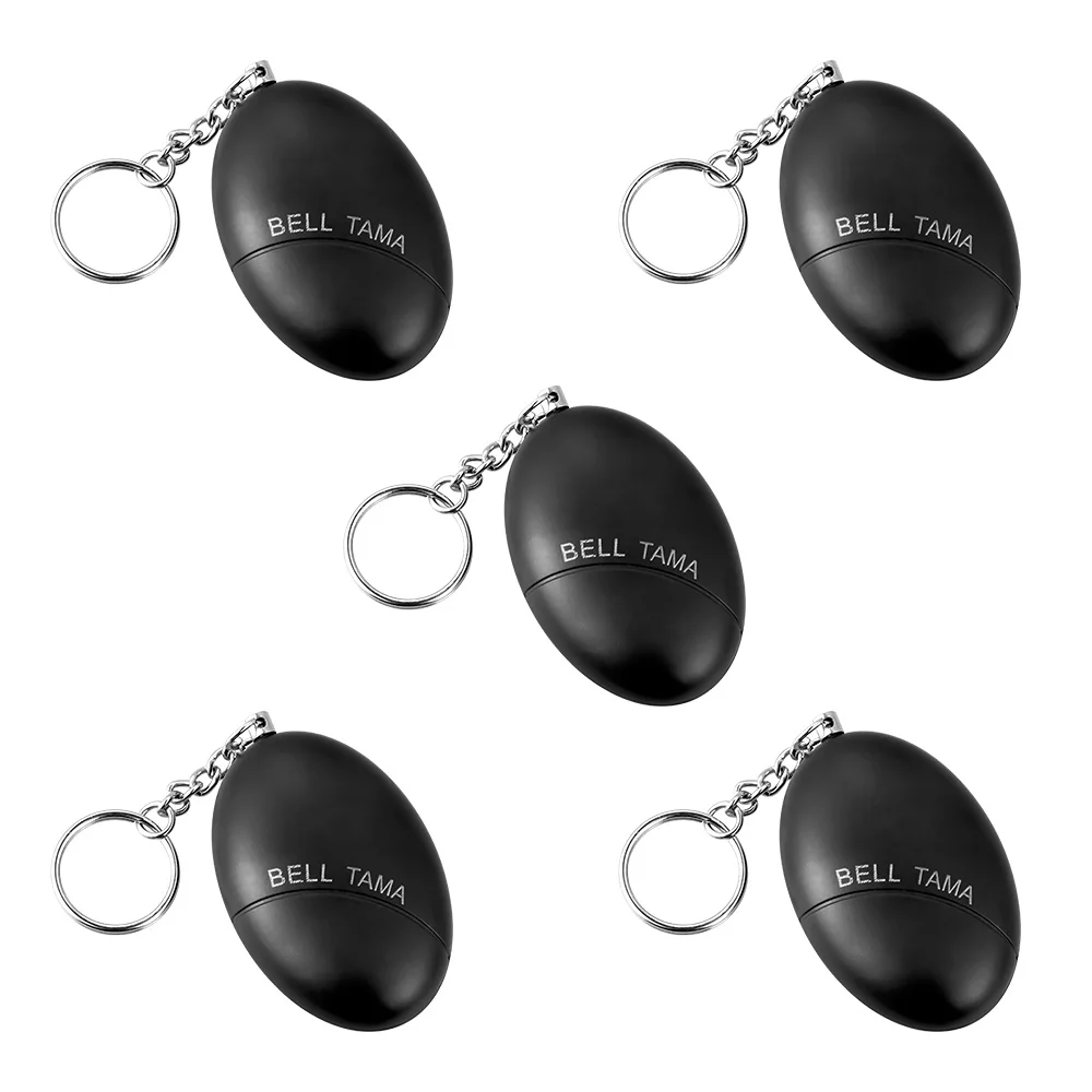 KERUI 5pcs Portable Emergency PersonalAlarms Female Self-Defense Security Alarm 120db Safety Key Chain for Elderly Woman Kids