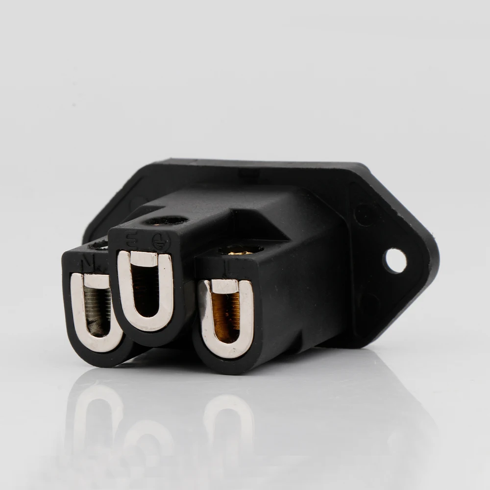 Monosaudio IB70 IEC-Steckdoseneinlass aus reinem Kupfer, AC-IEC-Einlass, vergoldete, lötfreie Steckdose, HiFi-Audio-Stromversorgung, IEC-Buchse – Detail 18