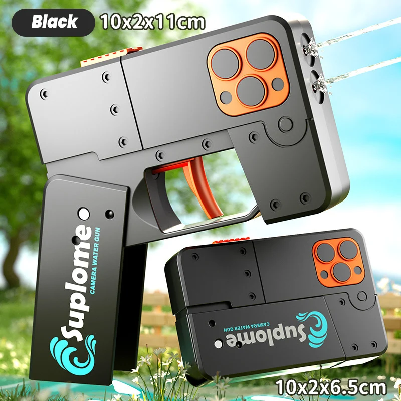 Folding Phone Toy Water Gun Toys Summer Outdoor Beach Pool Garden Fight Games Water Fight Watergun Outing Toy Gifts