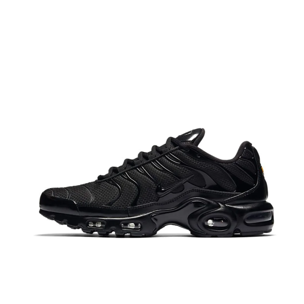 NIKE-Air Max Plus TN chaussures de course pour hommes, baskets originales, confortables et décontractées, noires, à la mode